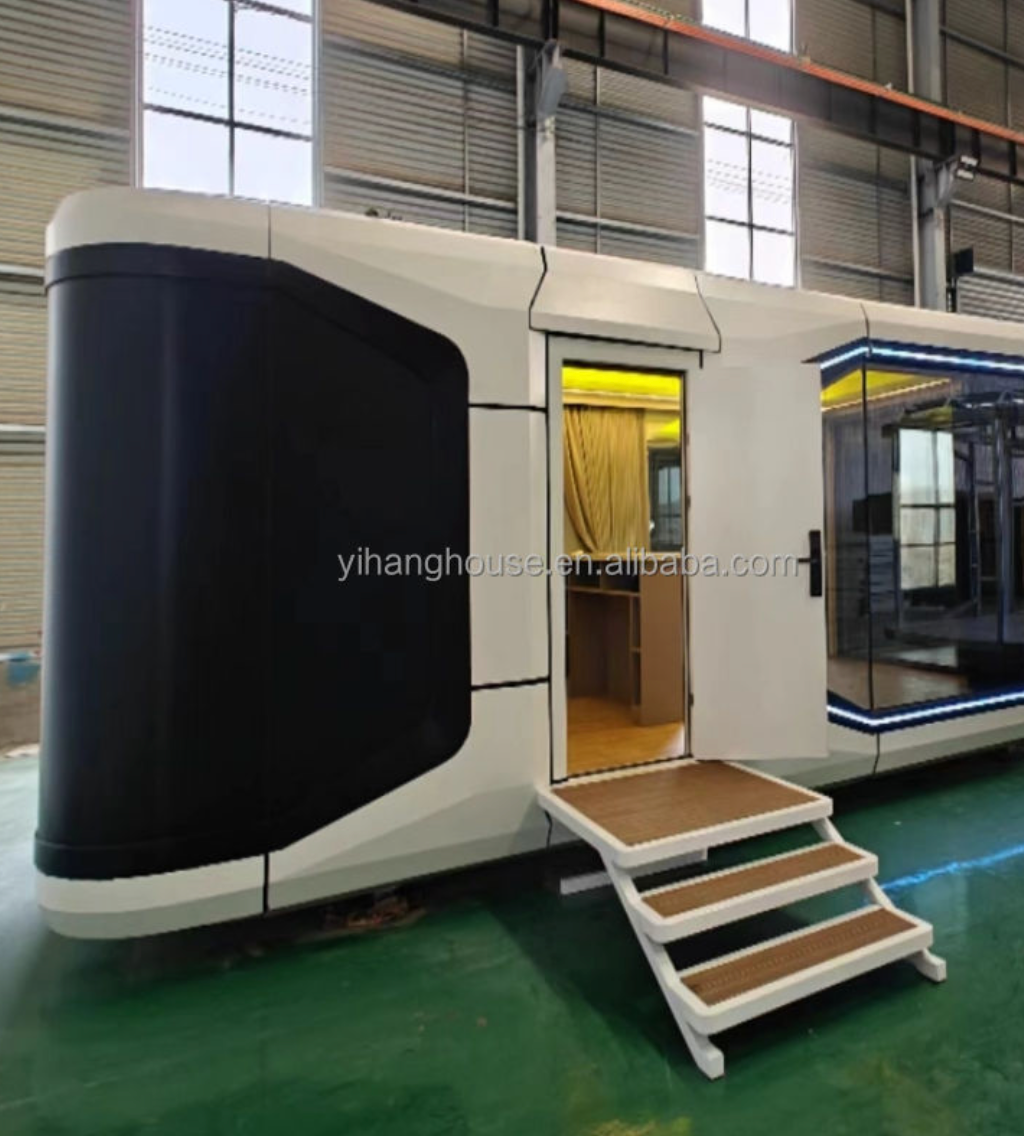 Cabine Mobile Luxueuse Inspirée des Vaisseaux Spatiaux